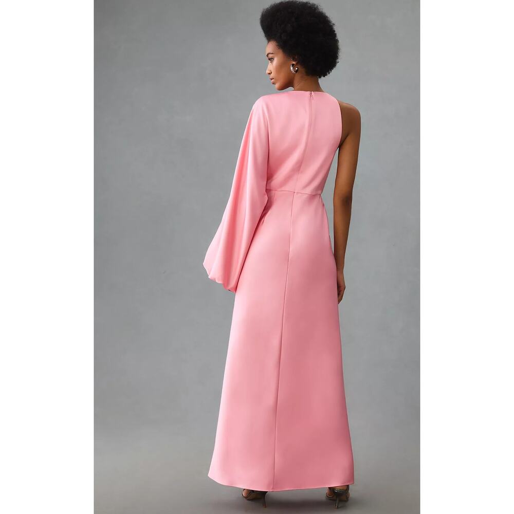 New Significant Other One-Sleeve Pink Column Dress - Size 10 - Picture 2 of 7